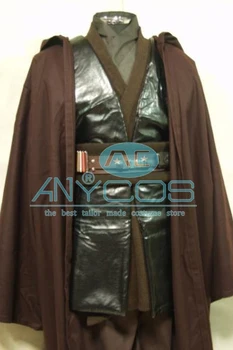 Star Cosplay Anakin Skywalker Kostume Uniform Cape TUNIKA Tøj Kappe, Kjortel Mænd Film Halloween Cosplay Kostume Custom Made