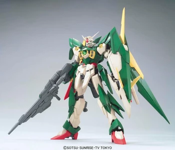 BANDAI gundam 1/100 MG Gundam Fenice Rinascita model kids samlet Robot Anime handling figur legetøj