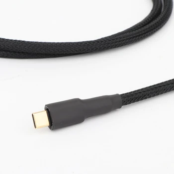 Yter High-end HiFi USB-kabel USB Type C Type B-audio data kabel til USB-DAC mobiltelefon