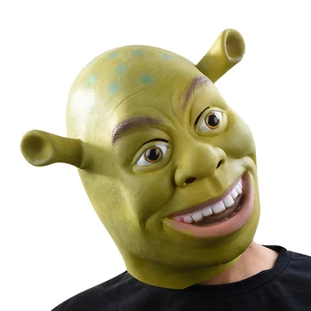 Halloween Maske Grønne Shrek Masker Film Cosplay Maskerade Part Mascara Carnaval Mascaraer De Latex Realista Dyr Skræmmende Masque