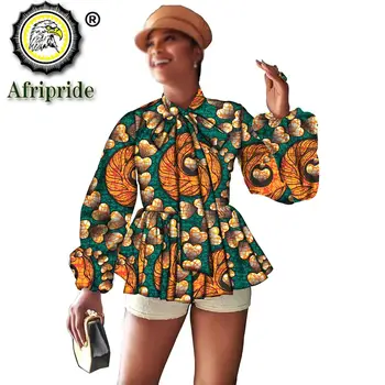 Kvinders Frakker Afrikansk Mode Tøj til Kvinder Ankara Print Full Sleeve Oversize Jakke Plus Size Tøj Outwear S2024008