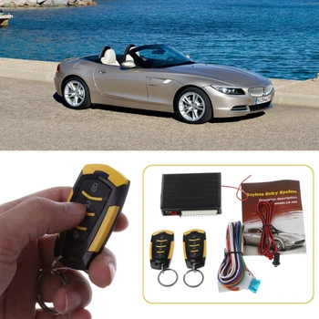 QILEJVS 433MHz 12V Car Auto Alarm Fjernbetjening Central Døren Låser Bilen med Keyless Entry System Kit