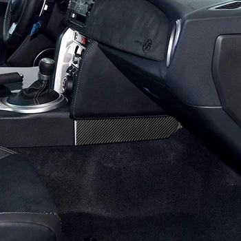 Bilen Carbon Fiber Kontrol Gear Skift Side Trim Dækker For Subaru BRZ Toyota 86 2013-2020 Bil Styling