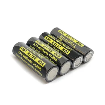 TrustFire 21700 3,7 V 40A 4000mAh 14.8 W Genopladeligt Batteri Lithium Batterier, der er Beskyttet PCB For Toy/Elektriske Værktøjer
