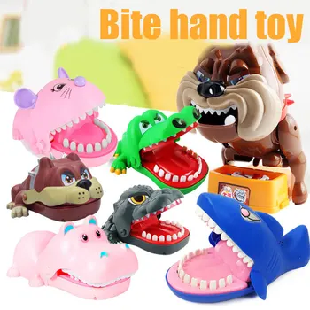 Munden Bid Finger Toy Store Krokodiller at Trække Tænder Bar Spil Legetøj Kids Sjovt stykke Legetøj til Børn, Gift Stor Haj Dog NSV775