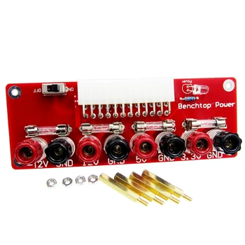 24-Pins ATX Benchtop Power Board Computer-Stik Stik til Strømforsyning Adapter Modul 3.3 V 5V og 12V 5A