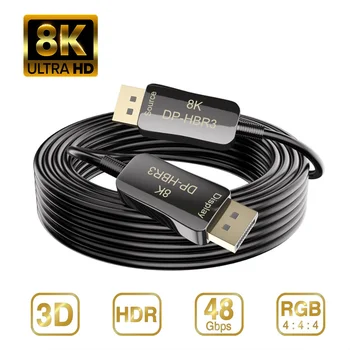 DisplayPort 1.4 kabel-8K fiberoptisk kabel-DP DP 1.4 1.2 Display Port 144hz ,for xiaomi Skærm, Projektor Gaming grafikkort