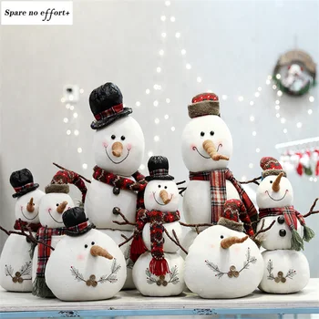 Santa Claus, Sne Mand, Ornament Dukke Jul Glædelig Jul Dekorationer Til Hjemmet Xmas Tabel Indretning Jul Gaver Nye År 2021