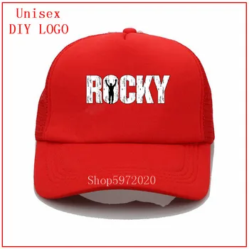Rocky Balboa hvid solhatte til kvinder, sorte strand hat hætte til mænd hatte til mænd far hatte, Caps mode Custom Seneste popularitet