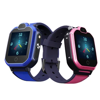 T6 Smart Ur LBS Kid SmartWatches Baby Se 1,4 Tommer Voice Chat GPS Finder Locator Tracker Anti Tabt Skærm med Box PK Q12