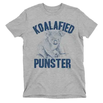 Herre T-Shirt Koalafied Punster Sjove Australske Dyr Ordspil Slogan Fødselsdag koala Cool Casual stolthed t-shirt mænd Unisex Ny