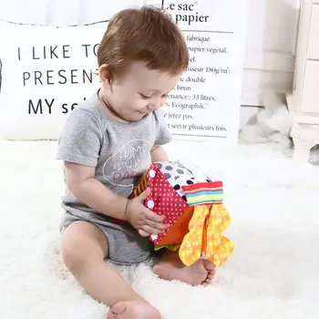 Nye Baby Tidlig Pædagogisk Legetøj Baby Læring Montessori Toy Klud Lære At Klæde Cube Fyldte Rasle Pædagogiske Lille Barn Legetøj
