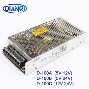 Dual output Skift strømforsyning D-100A 5V8A 12V5A D-100B 5V 24V ac-dc converter D-100C 12V5A 24V2.5A