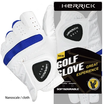 Golf handske til venstre hånd blød microfiber klud suge sved åndbar bære handsker, golf, udendørs tilbehør 2019new gratis fragt