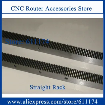 Høj Præcision CNC Router Lige rack tandhjul og gear, Gear rack modul 1 Præcision C7 10*12*508mm rack og udstyr