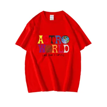 ASTROWORLD ville ØNSKE, DU VAR HER Brev Print t-Shirts Toppe I 2020, Nye Mode, Hip Hop T-Shirt Mænd Kvinder Travis Scotts Harajuku T-Shirts