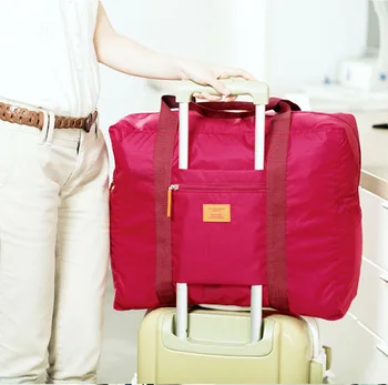 Høj Kvalitet og Stor Kapacitet Vandtæt rejsetasker Folde Udskrivning Bærbare håndbagage forretningsrejse mulepose for Mænd