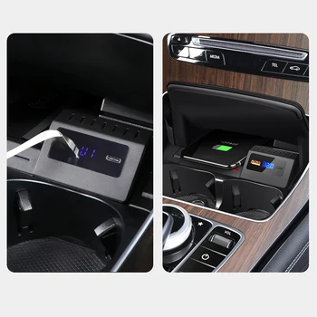 Bil Trådløse Oplader til Mercedes Benz GLC Klasse C-2020 AMG C63 Telefon Oplader Accessoriesfast oplader til iphone sumsung