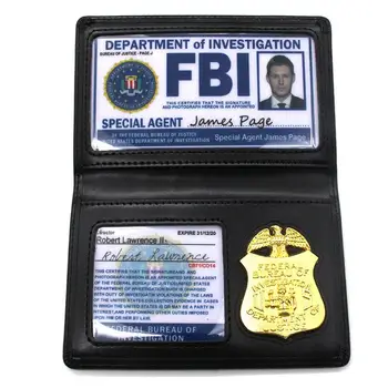 Rollespil Rekvisitter Overnaturlige Dean Sam Winchester FBI Badge Kortholderen Politiet ID-Kort Cosplay Pædagogisk Legetøj