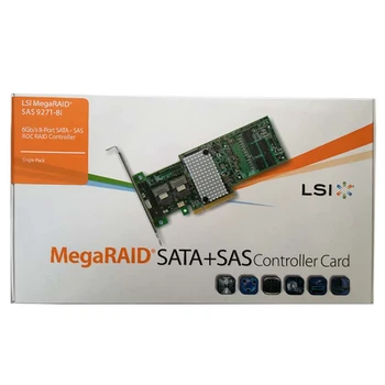 Eastforfuy Avago LSI MegaRAID SAS 9271-8i LSI00330 8port 1 gb cache SFF8087 RAID0.1.5.6 PCI-E 3.0 x8-Controller-Kort