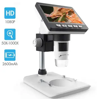 4.3 Tommers LCD-Digital Mikroskop til lodning HD1080P Lodning 1000X USD Mikroskop for Telefonen, se Reparation