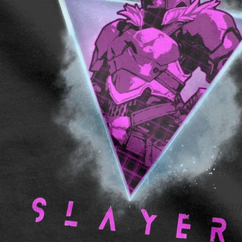Goblin Slayer Retro 80'er T-Shirt til Mænd Ren Bomuld Sjove T-Shirts med Rund Hals t-Shirt Kort Ærme Tøj Party