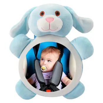 Bil Baby bakspejlet Mini vid Udsigt Bageste Justerbare Sikkerheds Sæde Tilbage Spejle Hovedstøtte for Børn Biler Tilbehør
