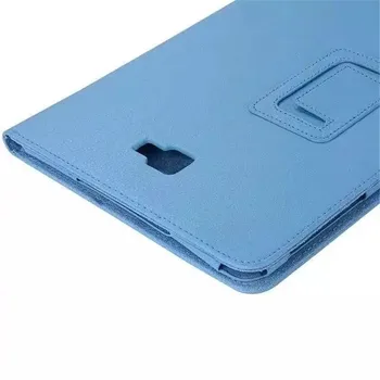 10 farver Litchi 2 fold business Smart PU Læder Cover taske til Samsung Galaxy Tab En A6 Med S Pen P580 P585 10.1