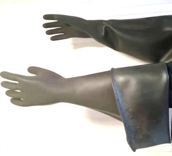Glat overflade-sandblæsning handsker sand handsker 68cm