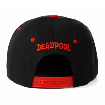 XCOSER Deadpool Afledte Hat Deadpool Broderet Mønster Hat Julegave Cosplay Tilbehør Til Unisex