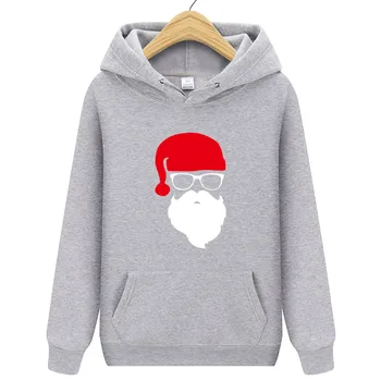 2021 Mænd er Sjovt, Father Christmas Festlige Print Sweatshirts og Hættetrøjer Vinter Unisex Hiphop Swag Sweatshirts og Hættetrøjer Kvinder Hoody