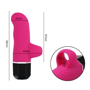 VATINE Silikone Læift Finger Vibrator 12 Frekvens Køn Produktet G-punktet, Klitoris, Vagina Stimulator Sex Legetøj til Kvinder