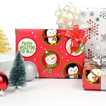 10stk Jul indpakningspapir DIY Håndværk Levering Blomst indpakning kreative Santa snowflake gave indpakning Aluminiseret papir
