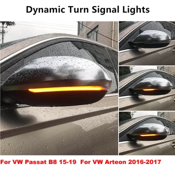 Bil Dynamisk LED-blinklys Lys bakspejlet Blinker Indikatoren For VW Passat B8 2016 2017 2018