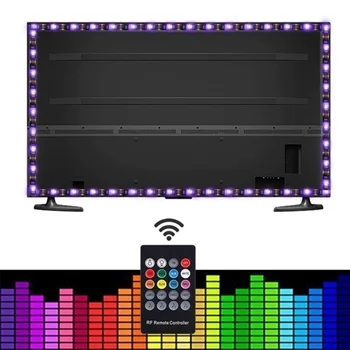 1M 2M 3M 4M 5M 10M LED-TV lys 5V USB Bluetooth-RGB Neon Baggrundslys smart LED strip Light For TV baggrund dekoration Belysning