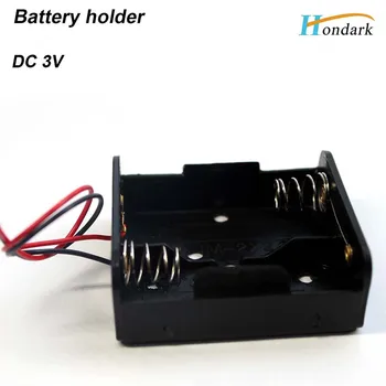 3V batteri sag 2XLR14 2LR14 batteri box 2XC størrelse batteri holder 2X1.5V batteri celle med 6