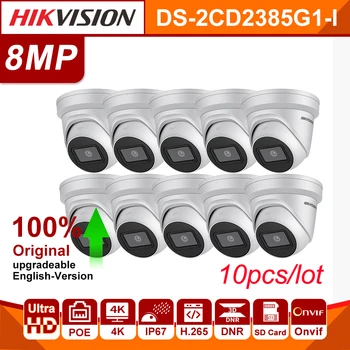 Pre-sale Hikvision Oprindelige IP-Kamera DS-2CD2385G1-jeg 8MP Netværk CCTV Kamera H. 265 CCTV Sikkerhed POE WDR SD-Kort Slot 10stk/masse