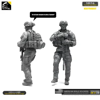 1/35 Harpiks Figur kits model Soldierself-samlet LOO-22