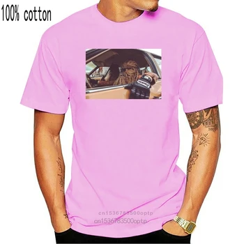Chewbacca Retro T-Shirt med Cool Indie 80'ERNE Stjernede Wookie Film Krige Tee med Høj Kvalitet t-Shirt