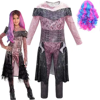 Dronning Audrey evie Kostumer piger Halloween Kostumer til kvinder sjove Part, kids Audrey efterkommere 3 Mal Cosplay Fantasia kostume