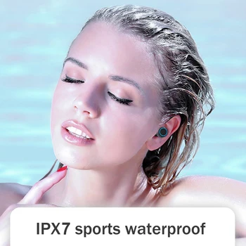 PJD TWS M11 Trådløse Hovedtelefoner TWS Bluetooth-5.0 Øretelefon 3300mah HiFi IPX7 Vandtæt Øretelefoner Touch Kontrol Headset til sport