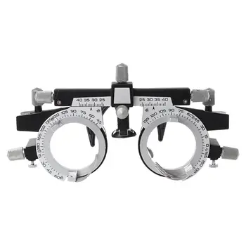 Optisk Trail Linse Frame Briller I Titanium Legering Universal Justerbar Tilbehør Optometry Øjenlæge Test Billede