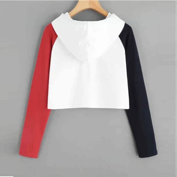 Ren farve blank sweater tilpasse dit billede, tekst, LOGO syning langærmet jakke, hættetrøje