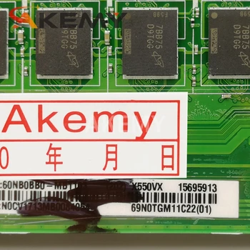 Akemy X550VX bundkort Til Asus X550VX FZ50VX FH5900V I7-6700HQ GTX950 8GB RAM laptop bundkort testet oprindelige arbejde