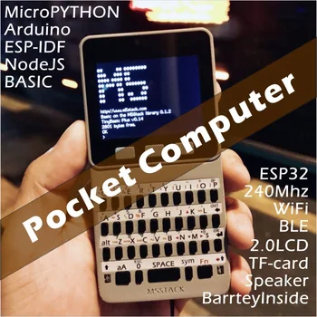 M5Stack NYT Tilbud! ESP32 Open Source Ansigter Lomme Computer med Tastatur/PyGamer/Lommeregner til Micropython Arduino
