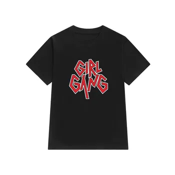 NYE Kvinder Bts Toppe street Kreativ farve Bogstav Print-Gul løs kort ærme kvindelige t-shirt afslappet sommer