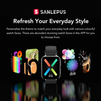 SANLEPUS 2020 EKG-Smart Ur Bluetooth Opkald Smartwatch Mænd Kvinder Vandtæt puls, Blodtryk For OPPO Android, iOS