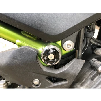 LOGO Z400 eller Ninja400 Motorcykel Dele Til Kawasaki Z400 / NINJA400 2018 2019 2020 CNC Aluminium Ramme Hullet Cap Cover