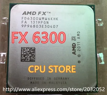 AMD FX-6300 AM3+ 3.5 GHz, 8 MB 95W CPU processor fx-6300 kan arbejde