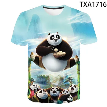 Kung Fu T-Shirt Mænd, Kvinder, Børn 3D-Print T-shirts, Casual Dreng Pige Børn Sommer Fashion Streetwear, Cool Toppe Tee